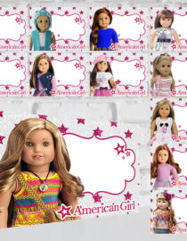 American Girl Food Tent Cards