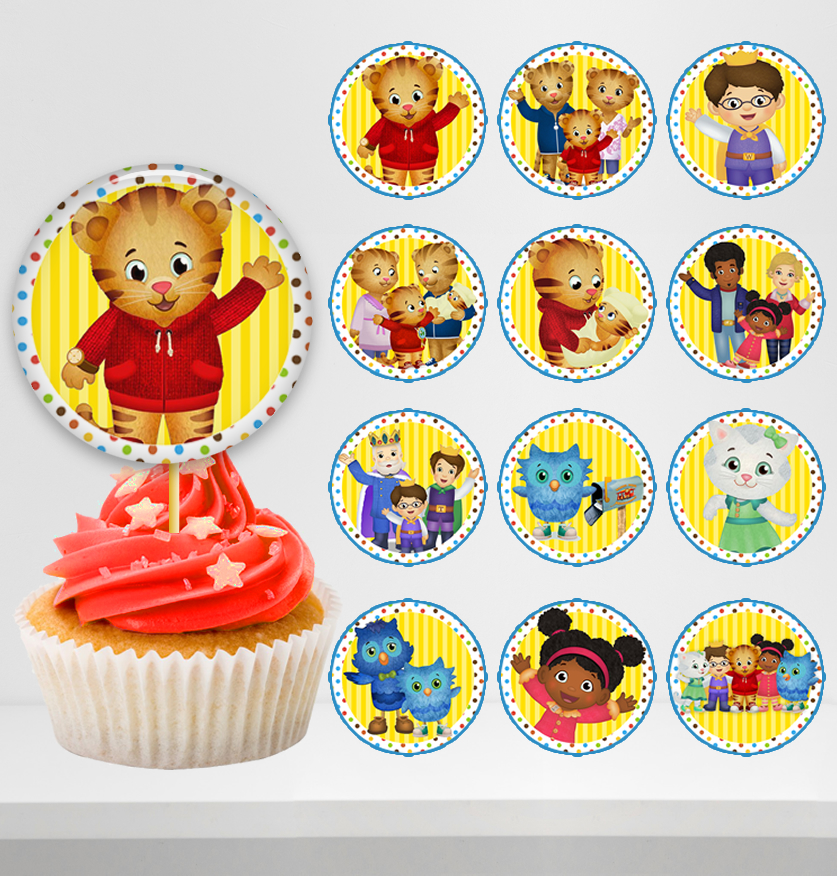 Daniel Tiger Cupcake Toppers