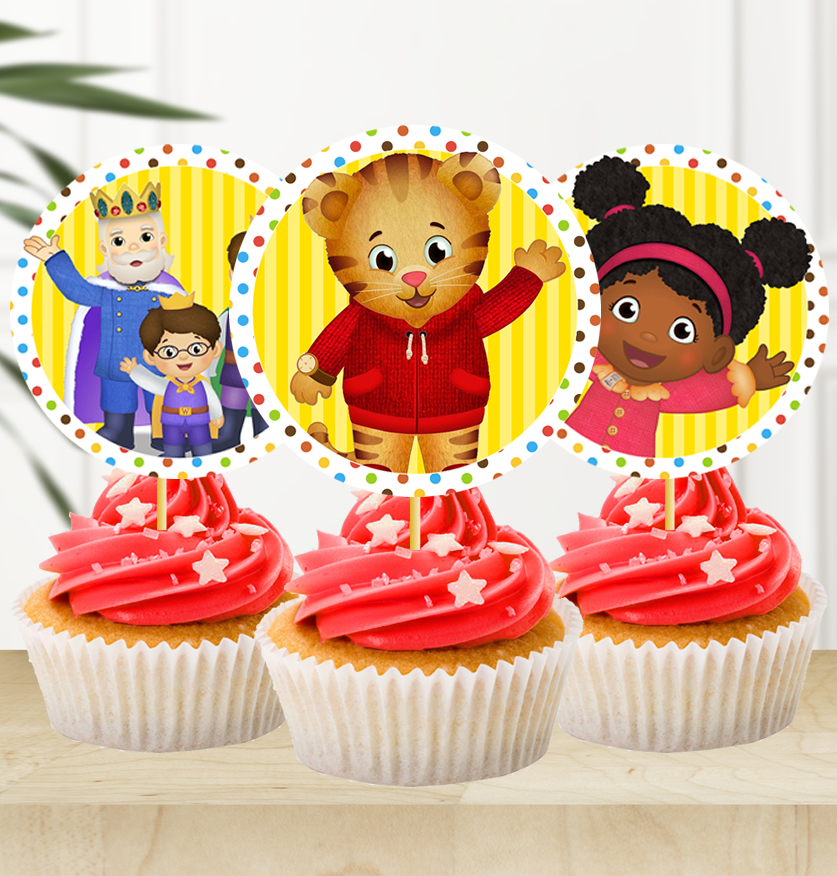 Daniel Tiger Cupcake Toppers