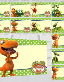 Dinosaur Train Food Tent Cards
