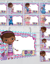 Doc McStuffins Food Tent Cards
