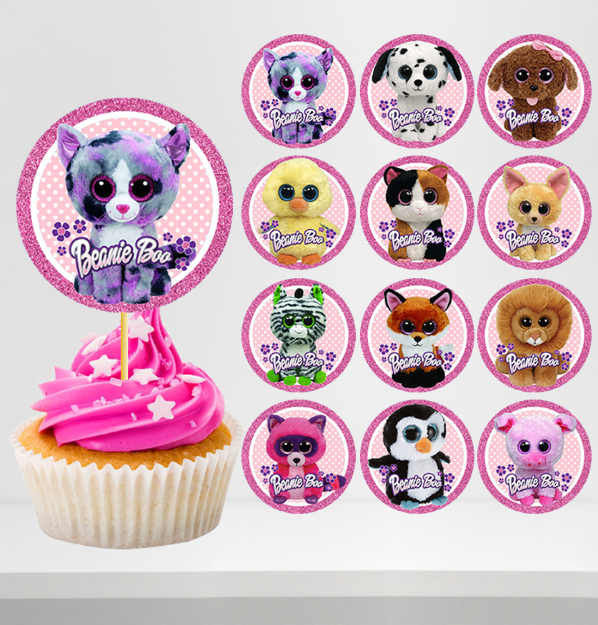 Beanie Boo Cupcake Toppers