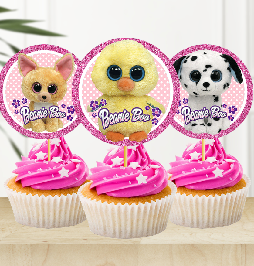 Beanie Boo Cupcake Toppers