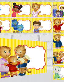 Daniel Tiger Food Tent Cards
