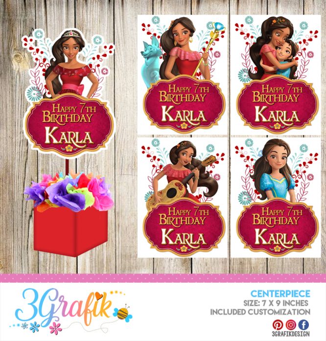 Elena of Avalor Centerpiece