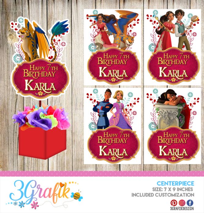 Elena of Avalor Centerpiece