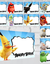 Angry Birds Food Tent Cards