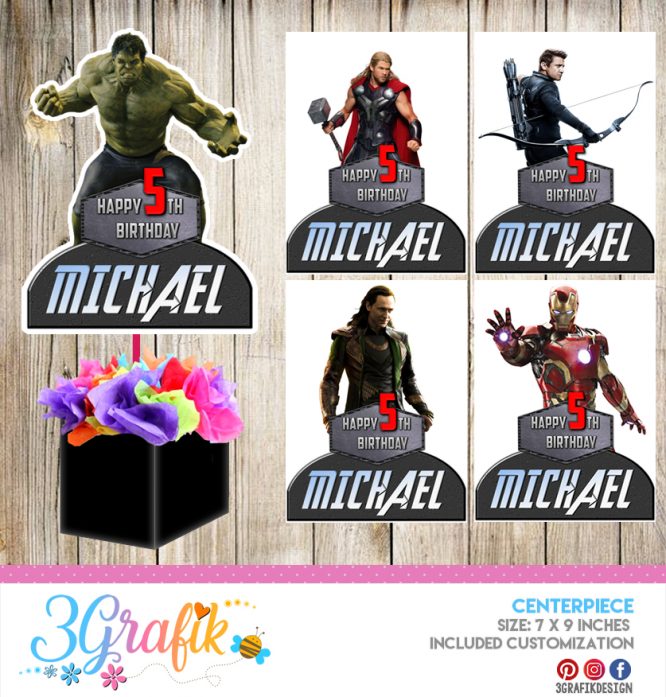 Avengers Centerpiece