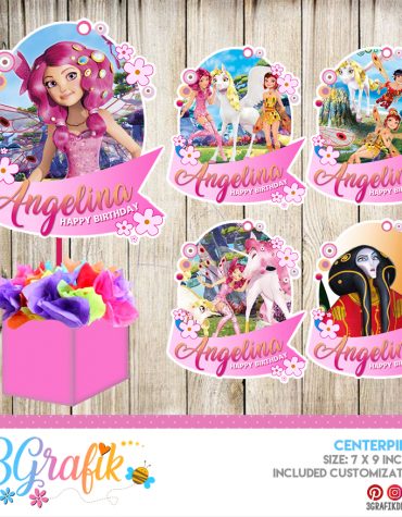 Mia and Me Centerpiece printable