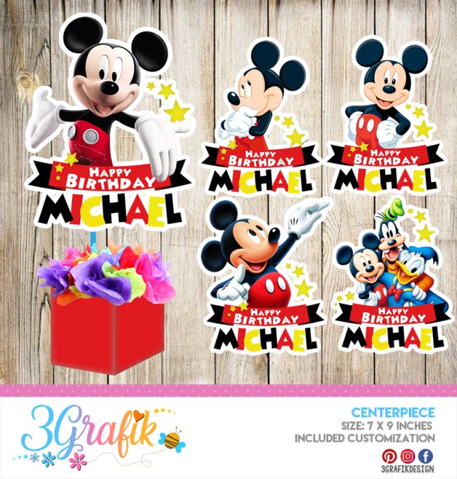 Mickey Mouse Centerpiece