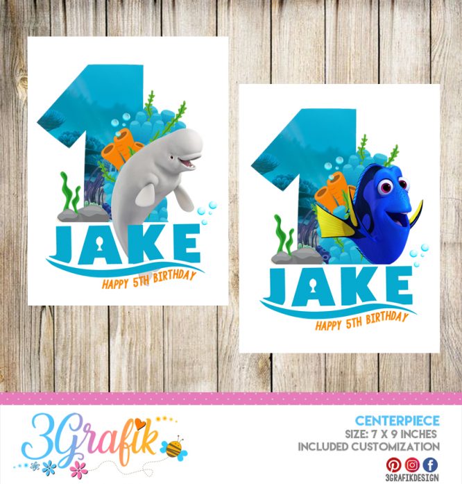 Finding Dory Centerpiece
