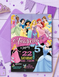 Disney Princess Invitation