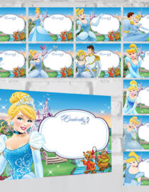 Cinderella Food Tent Cards