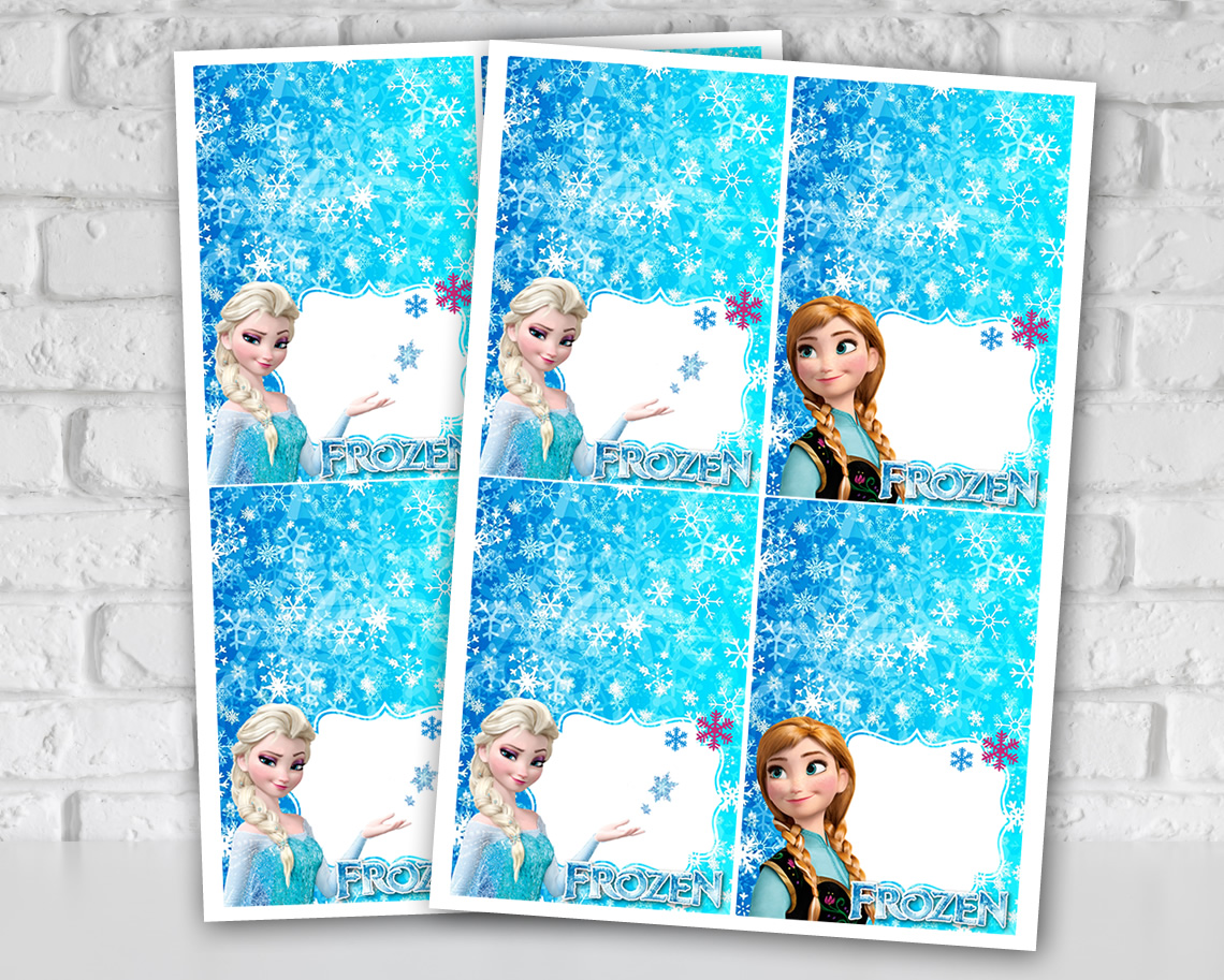 Frozen Food Tent Cards