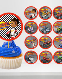 Blaze and the Monster Machines Cupcake Toppers