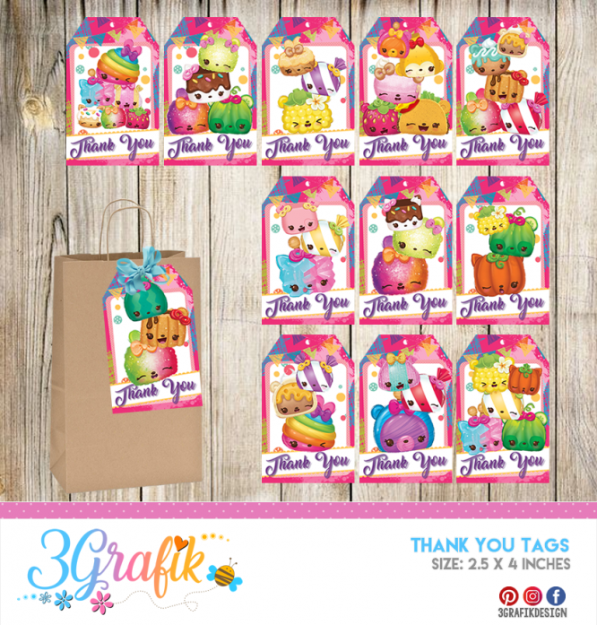 Num Noms – Thank You Tags – Printable