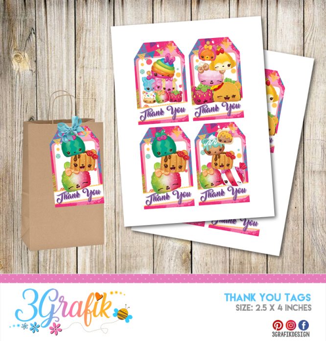 Num Noms – Thank You Tags – Printable