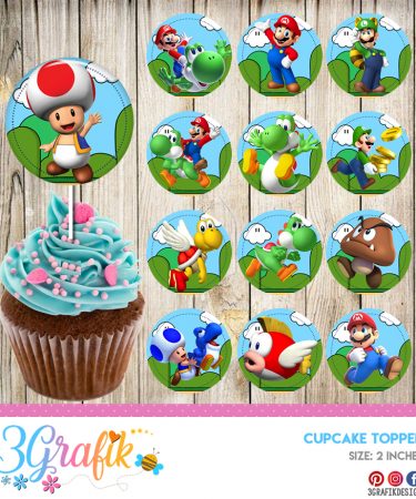 Daniel tiger – Cupcake Topper – Printable - 3Grafik