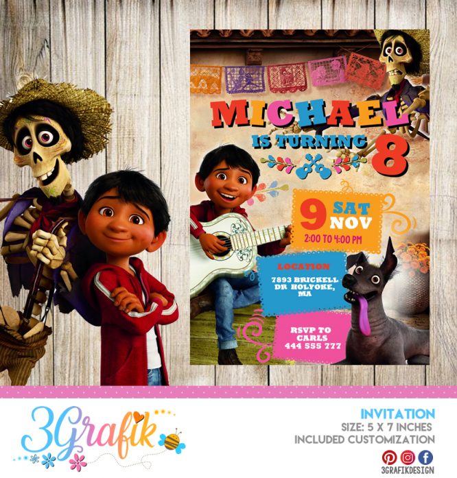 Coco – Invitation – Printable