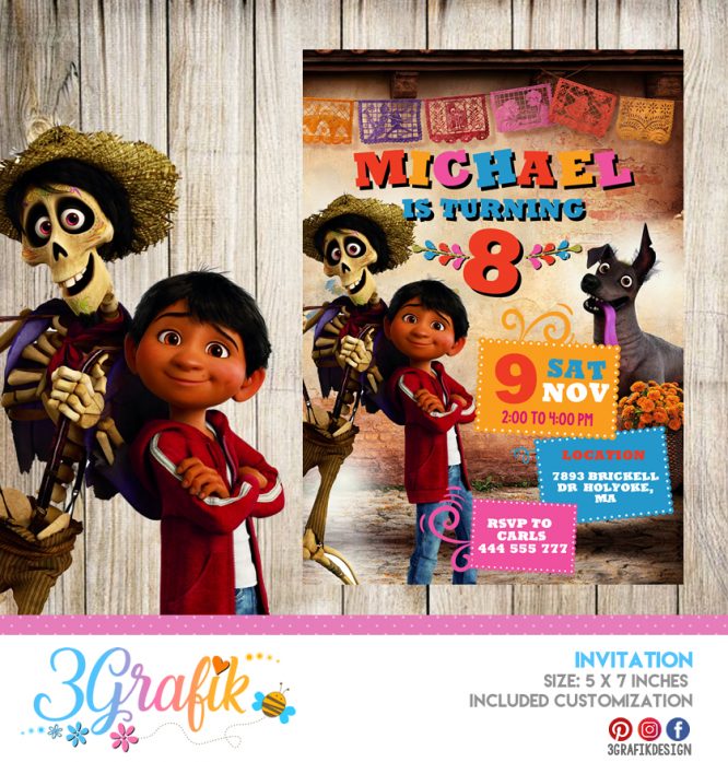 Coco – Invitation – Printable