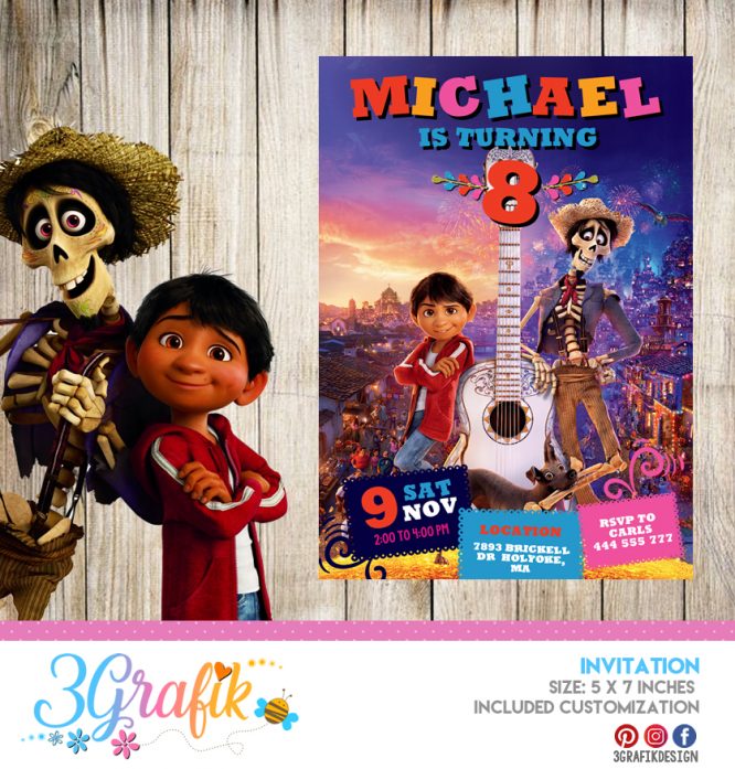 Coco – Invitation – Printable