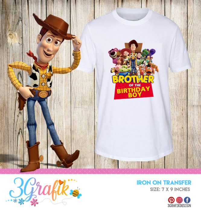 Toy Story Brother – Iron on Transfer – Printable