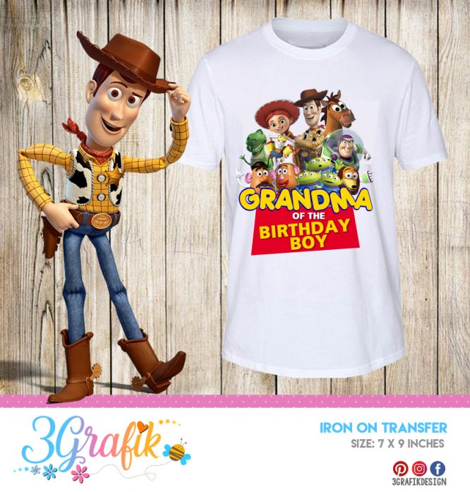 Toy Story Grandma – Iron on Transfer – Printable
