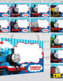 Thomas the Train Food Tent Cards