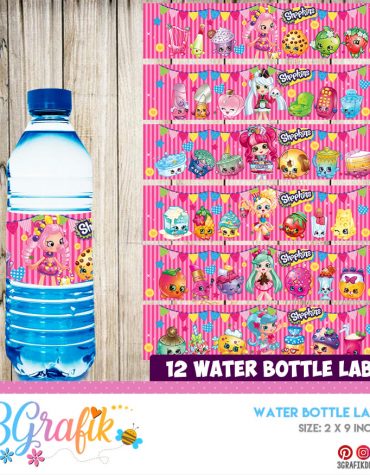 Batman Birthday Water Bottle Labels – iCustomLabel