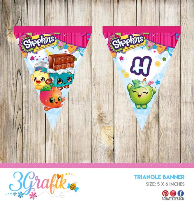 Shopkins – Banners and Garlands – Printable