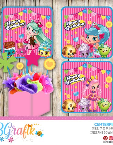 Shopkins Centerpiece