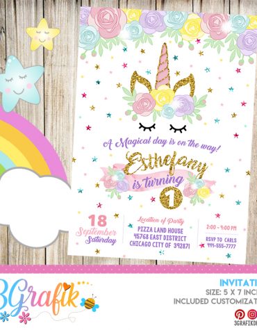 Unicorn Invitation