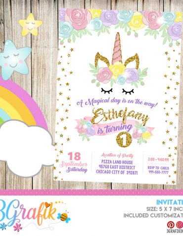 Unicorn Invitation