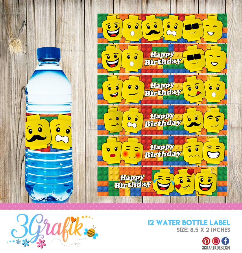 Free Printable Godzilla Water Bottle Labels
