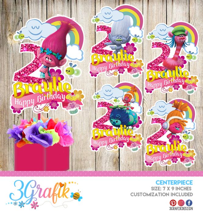 Trolls Centerpiece