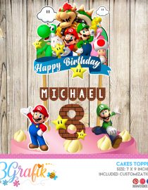 Super Mario Bros Cake Topper