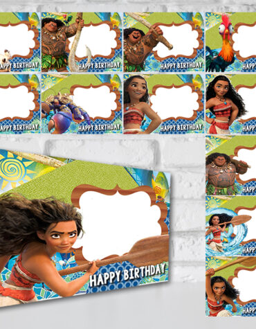 Moana Food Tent Cards
