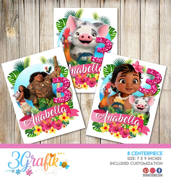 Moana Centerpiece