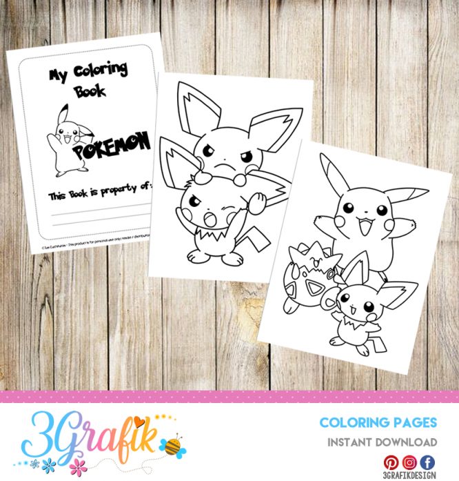Pokemon – Coloring Pages – Printable