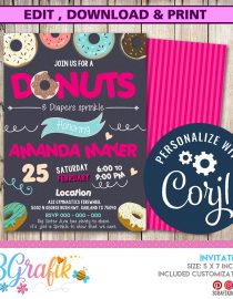 Donuts Invitation