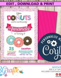 Donuts Invitation