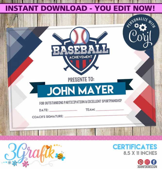 Editable-Baseball-certificate-template