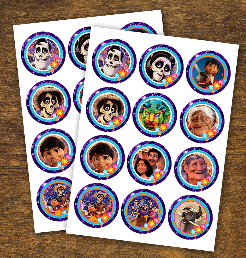 Coco Cupcake Toppers