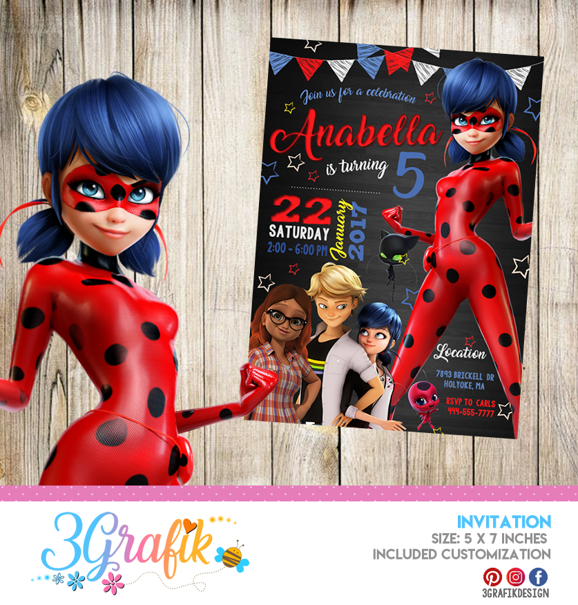 free printable ladybug invitations