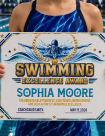 Swimming Certificate Printable