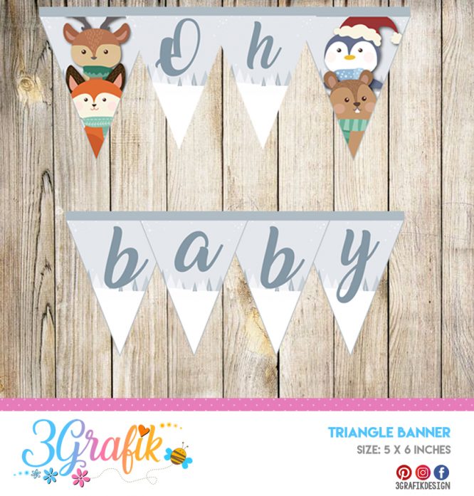 Woodland – Banners and Garlands – Printable