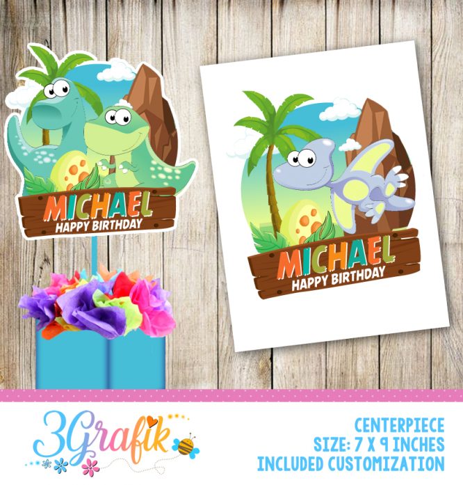 Dinosaur Centerpieces