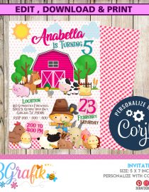 Farm Party Invitation