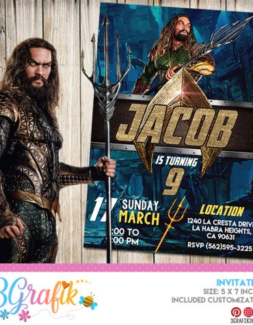 Aquaman Invitation