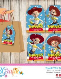 Toy Story Thank You Tags